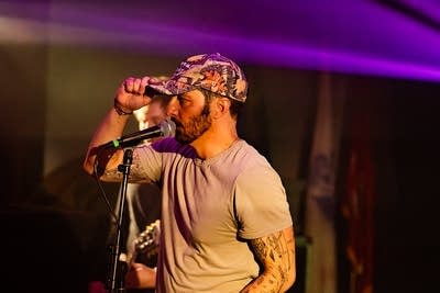 band performing on stage