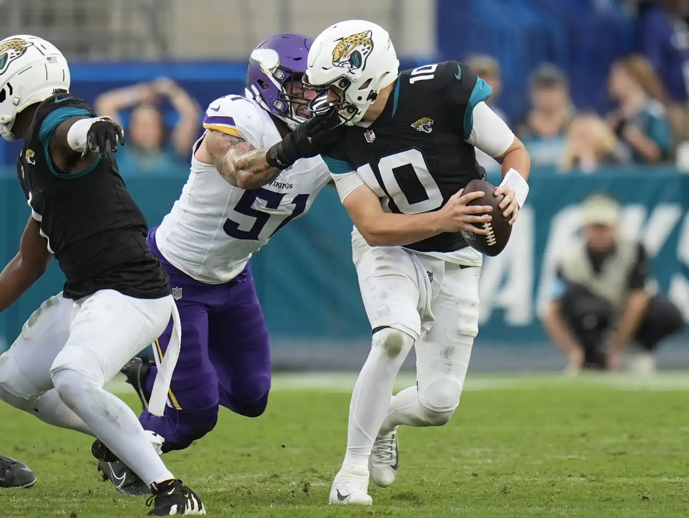 その他 vikings Men's Minnesota Vikings Trishton Jackson Nike Purple Game Jersey