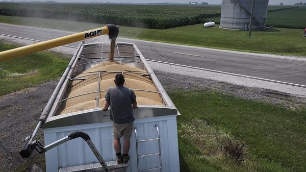 July's Farmer Sentiment Index from Purdue showed that President Trump’s trade war is weighing on farmers who may be struggling to market their crops overseas.