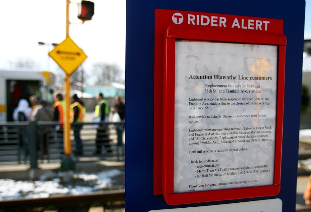 Hiawatha Line rider alert