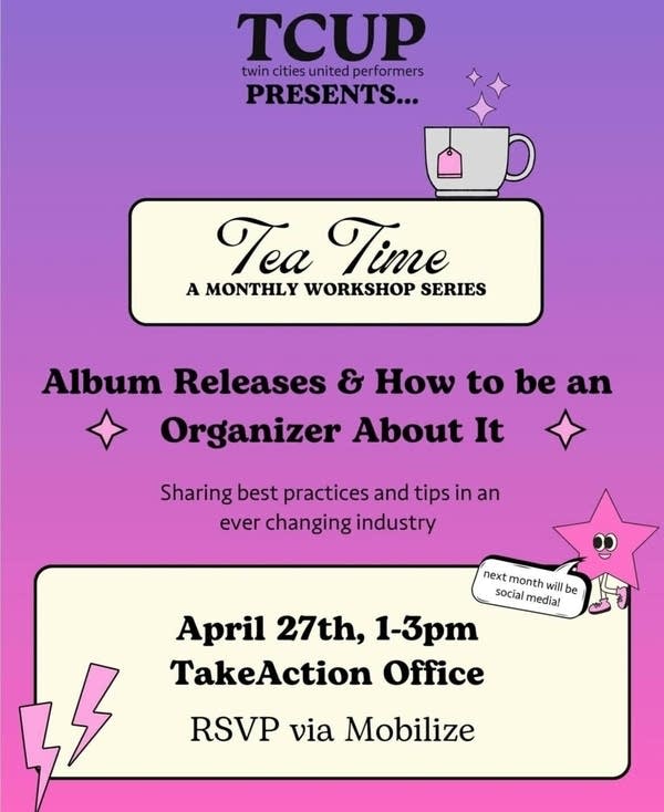 TCUP tea time workshop