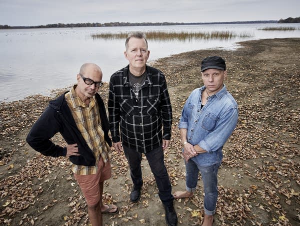 Boiled in Lead (left to right): Mo Engel, Drew Miller, and Todd Menton. The band was photographed in White Bear Lake on Oct. 24, 2026.