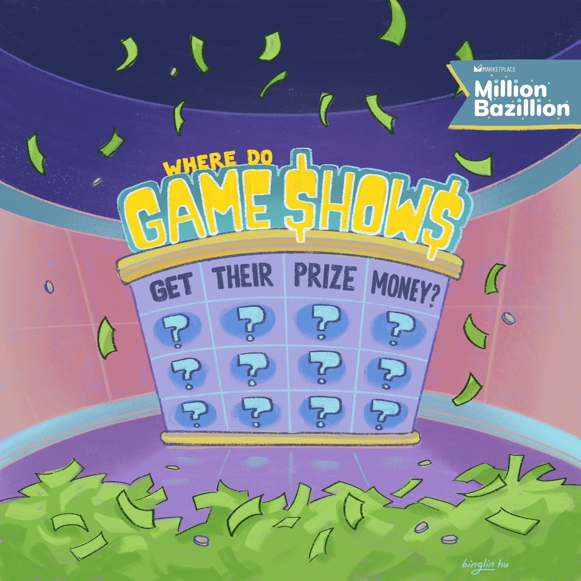 Where do game shows get their prize money?