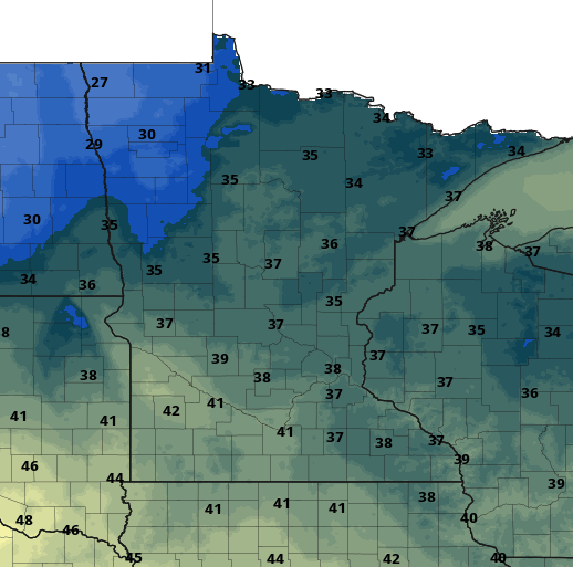 Still chilly Wednesday; warmer by Friday with weekend precipitation possible