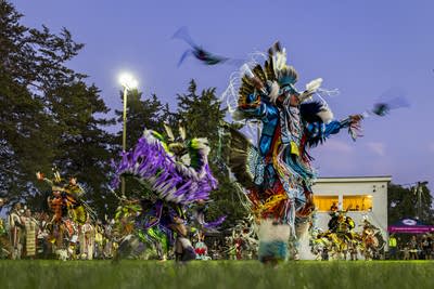 Singers and dancers brave heat as Prairie Island hosts annual powwow