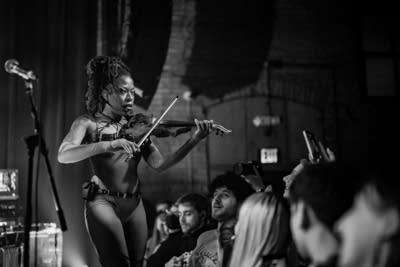 sudan archives performing on stage