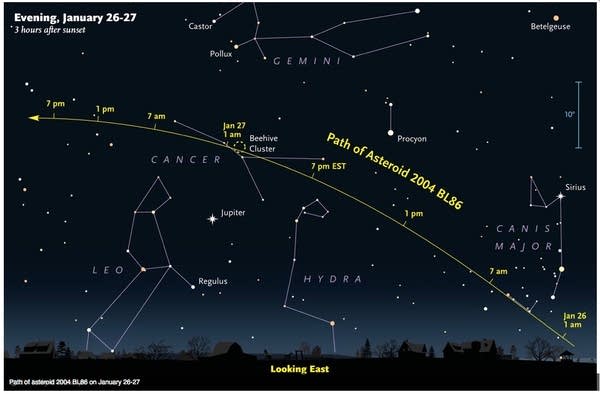 How to see the asteroid passing by Earth today