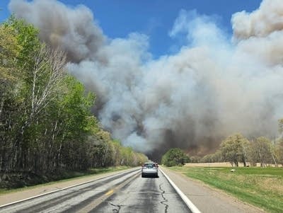 Crews continue battling Flanders Fire in Crow Wing County; evacuation orders remain in place