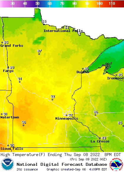 highs THU 4pm
