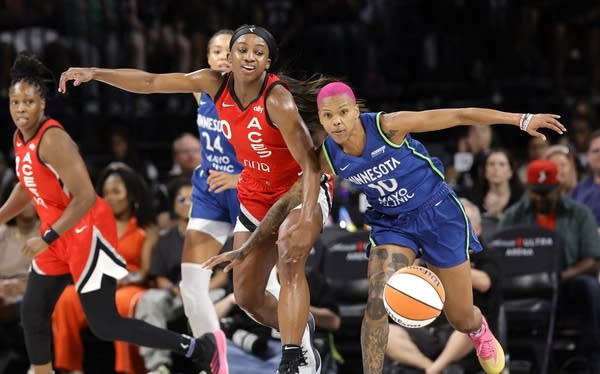 Kayla McBride hits eight 3-pointers, Lynx roll to WNBA-record 53-point road win against Aces