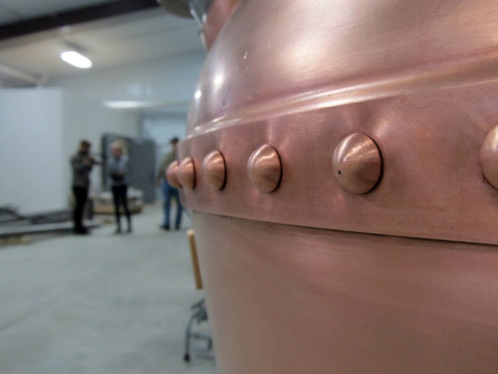 One of two copper stills