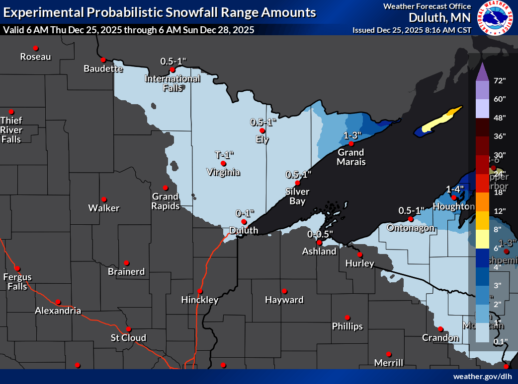 Snowfall potential