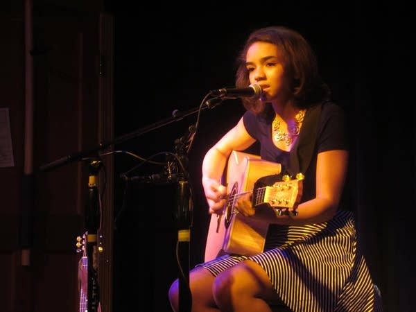 Young and tuneful: Chris Koza hosted emerging local artists at the Depot Coffee House