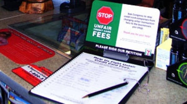 A 7-11 petition against credit card fees.