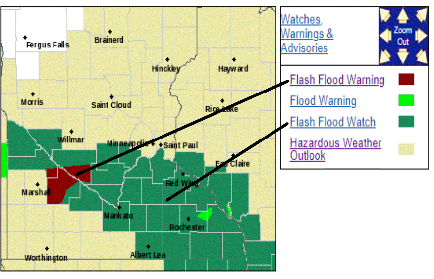 Widespread rain early Monday