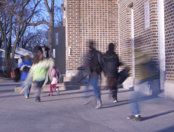 Running to school