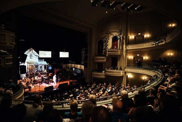 Garrison Keillor performs in 'A Prairie Home Companion' in 2015.