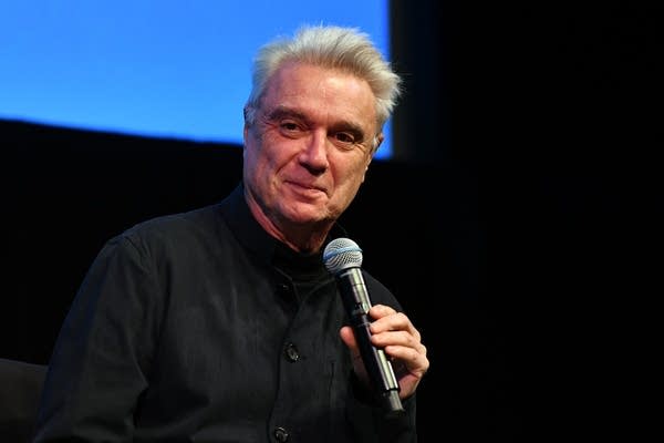 David Byrne speaks onstage during The 2023 New Yorker Festival at SVA Theatre on October 7, 2023, in New York City.