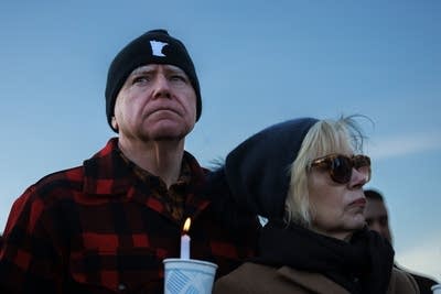 a vigil honoring Renee Nicole Good 