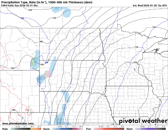 Forecast precipitation Saturday 6 p.m. to Sunday 6 p.m.