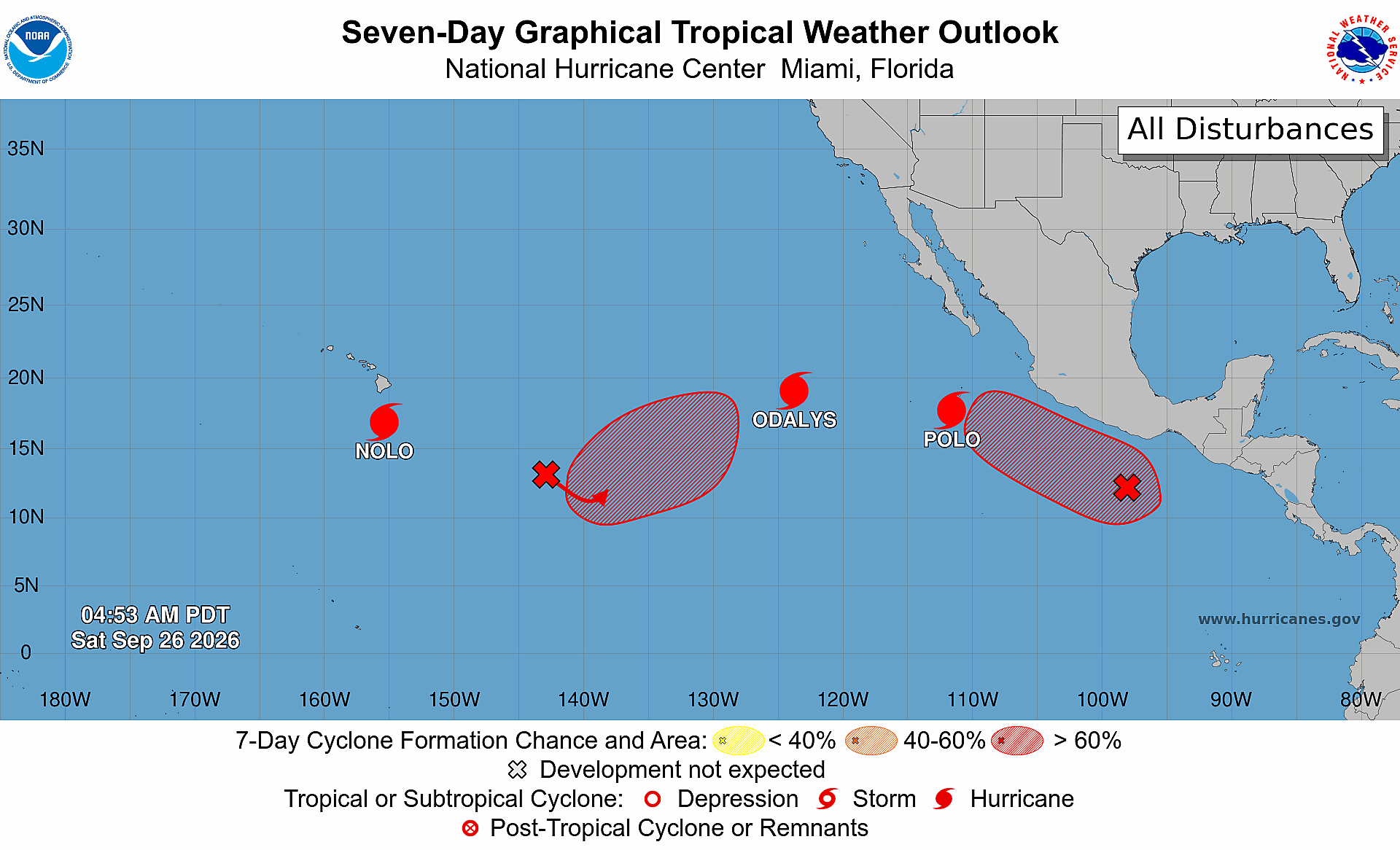 Busy Pacific basin for tropical systems