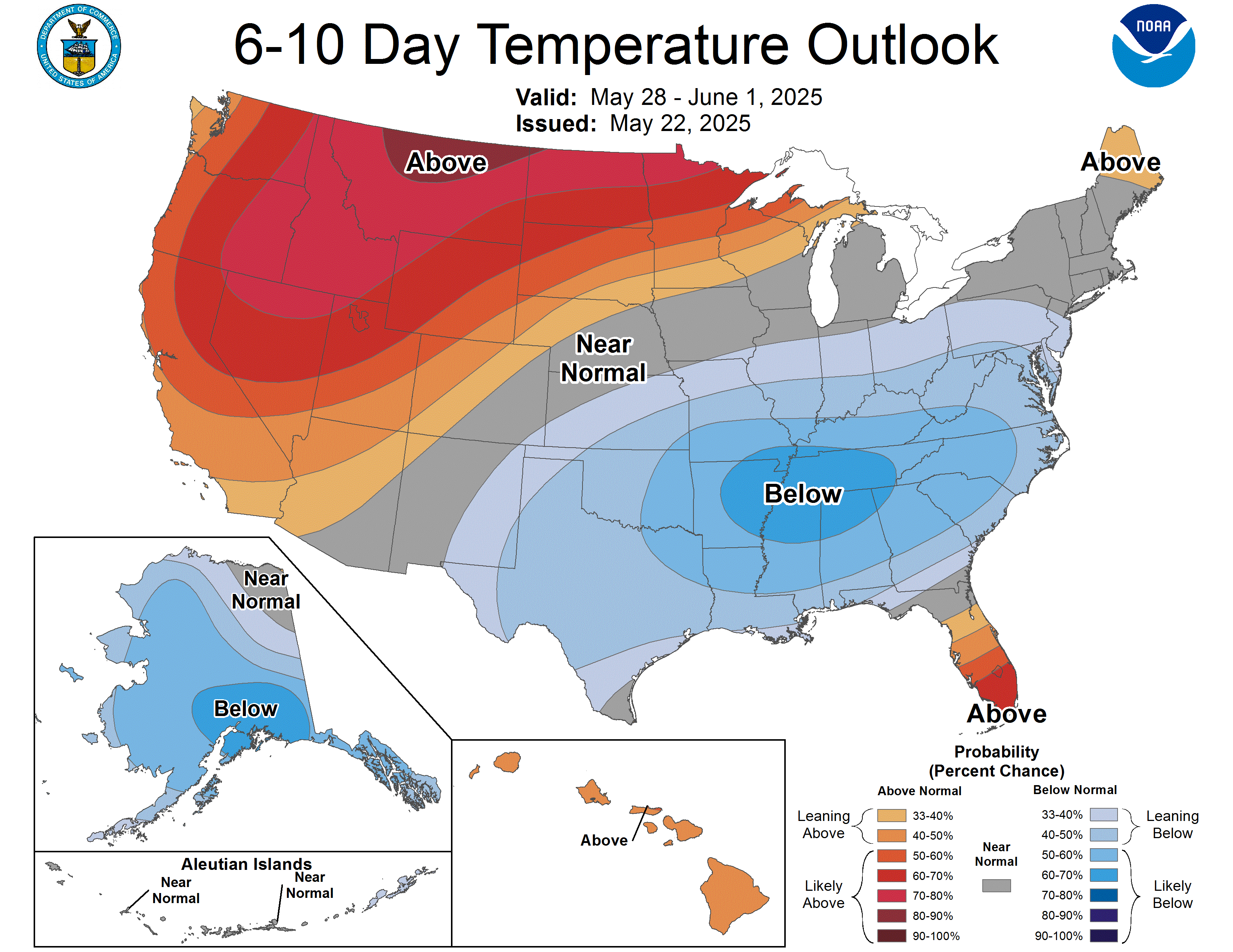 6-10 day temperature outlook