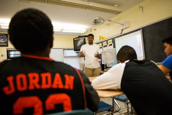 In a Minnesota classroom, teens talk through summer of pain