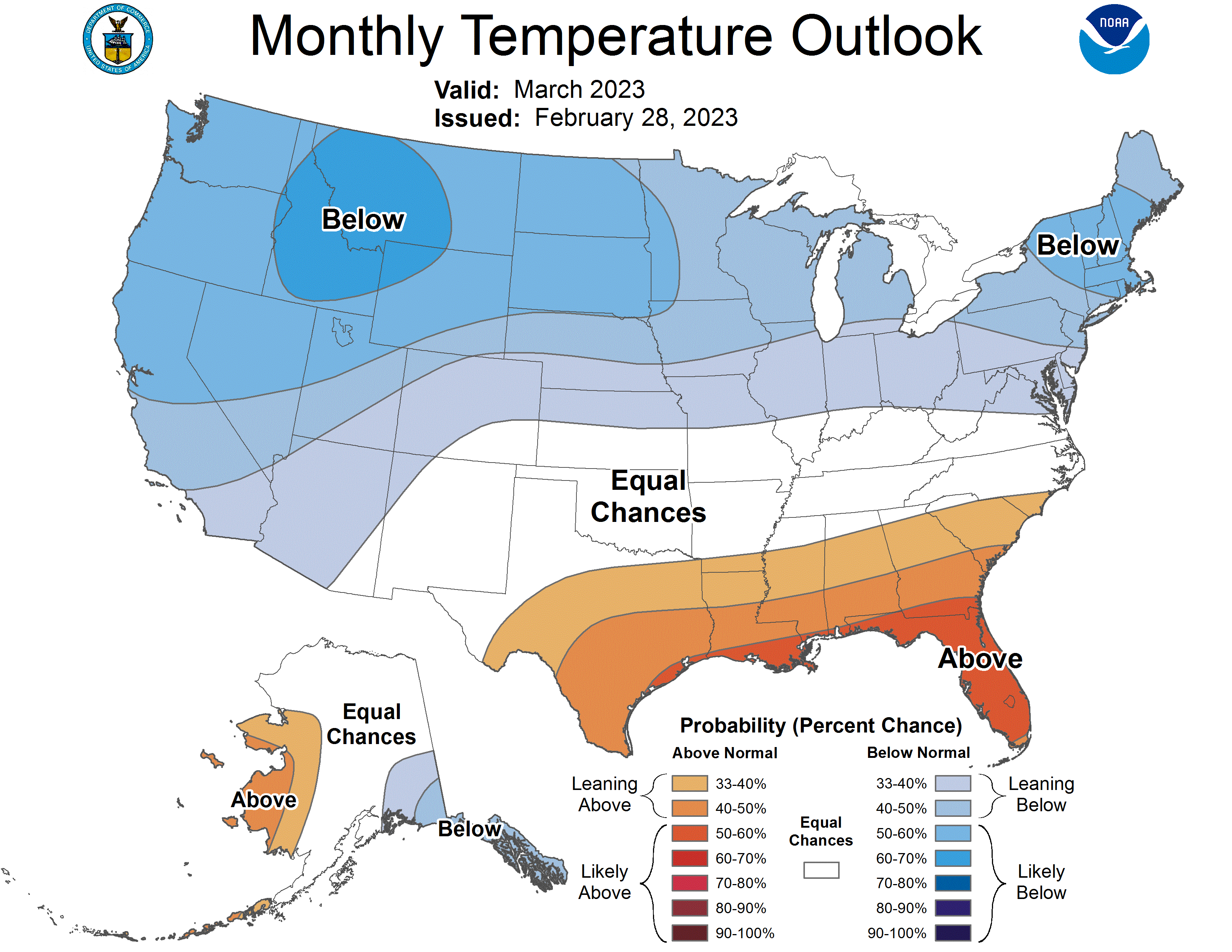 30-day temperature outlook