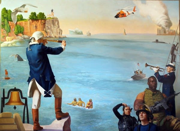 Charles Kapsner's Coast Guard painting