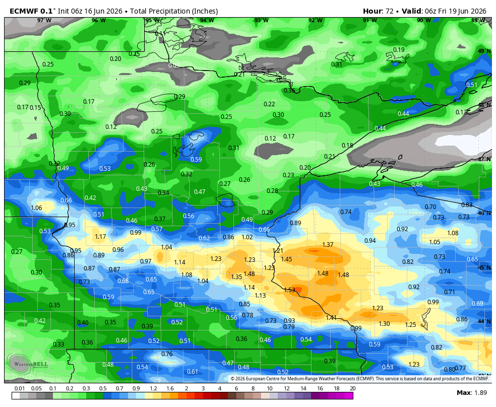 Cool, unsettled pattern with more rain Wednesday