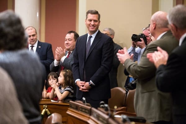 Kurt Daudt is elected Speaker of the House. 