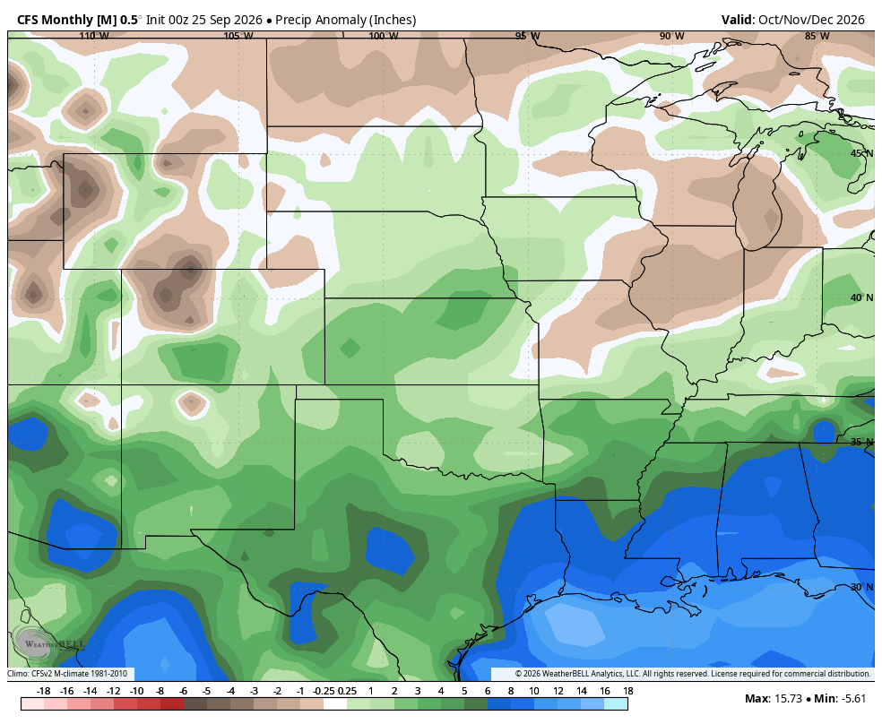 Great Plains map of moisture