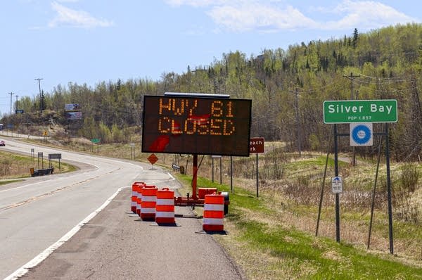 Wildfire near Two Harbors
