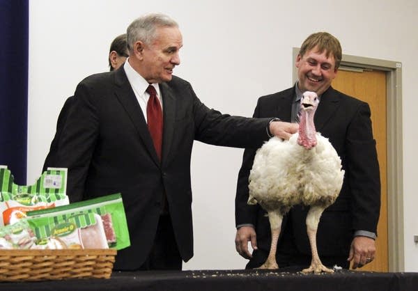 Gov. Mark Dayton and turkey