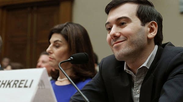 Martin Shkreli, former CEO of Turing Pharmaceuticals LLC., listens to questions during a House Oversight and Government Reform Committee hearing on Capitol Hill, February 4, 2016 in Washington, DC. Shkreli invoked his 5th Amendment right not to testify to the committee that is examining the prescription drug market.