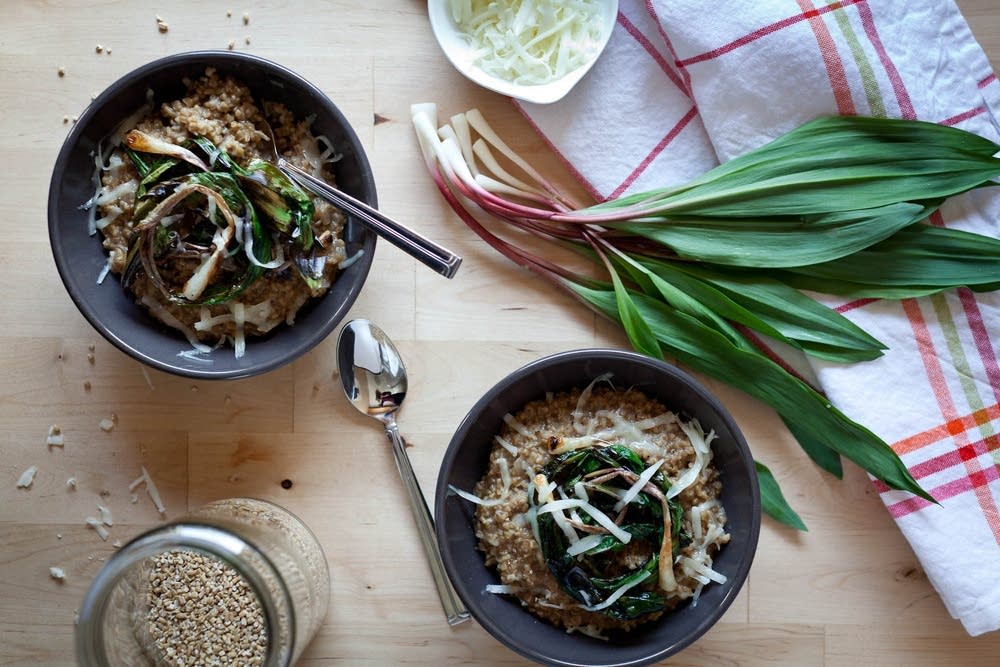 Savory oatmeal