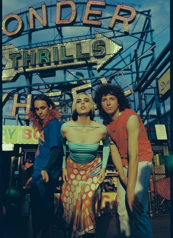 New York trio Sunflower Bean—vocalist and bassist Julia Cumming (she/her), guitarist and vocalist Nick Kivlen (he/him), and drummer Olive Faber (she/they)—recently announced their long-awaited new album, 'Headful of Sugar.'
