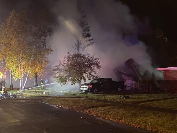 Fire officials investigate house explosion in Hibbing