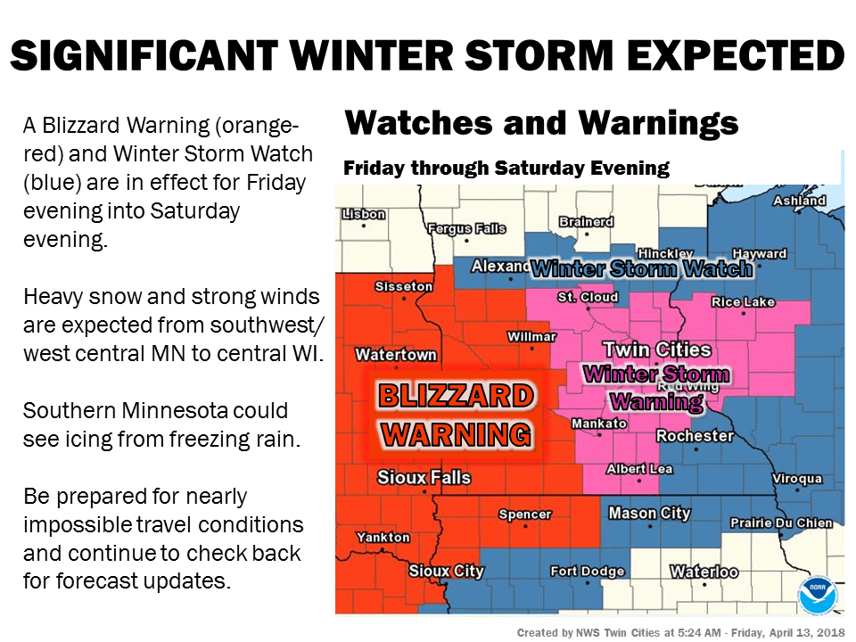 Winter storm: worst conditions late tonight and Saturday