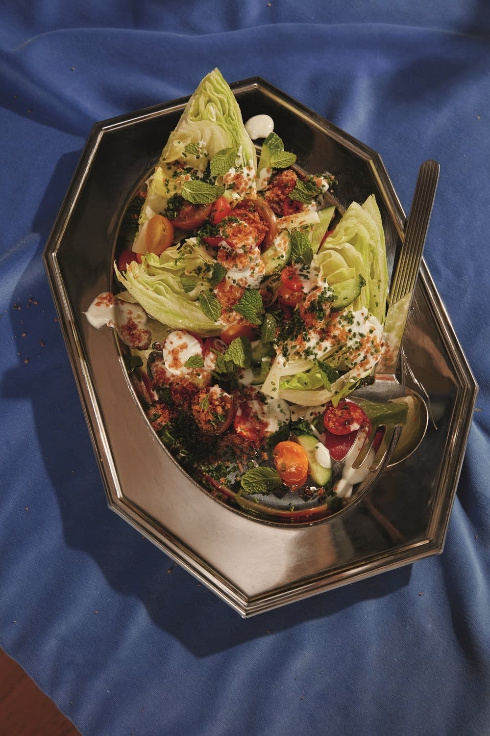 Creamy Feta Wedge Salad With Garlicky Bread Crumbs and Mint | The Splendid TableThe Splendid TableThe Splendid TableAmerican Public Media