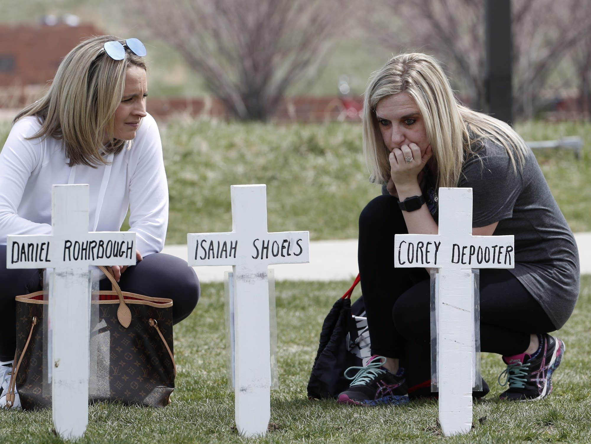 Cassandra Sandusky (right), a graduate of Columbine High School
