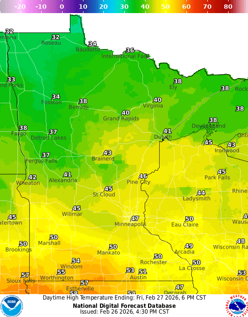 Mostly melty through Friday, then another wintry weekend