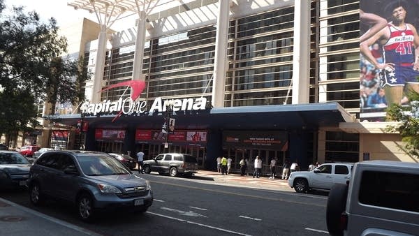 The Capital One Arena in Washington, D.C., is one of many sports arenas across the country that will be converted to voting "supercenters" for the November elections.