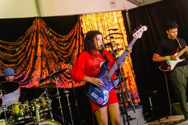 the band soulflower performing on stage