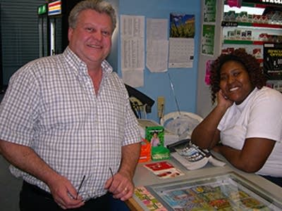 Lottery customer