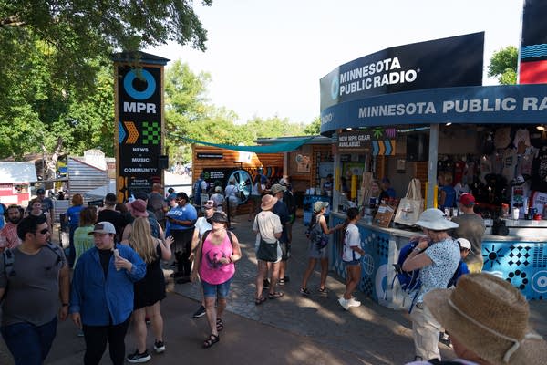 Minnesota Public Radio booth