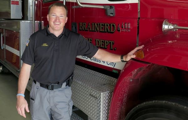 Brainerd Fire Chief Tim Holmes