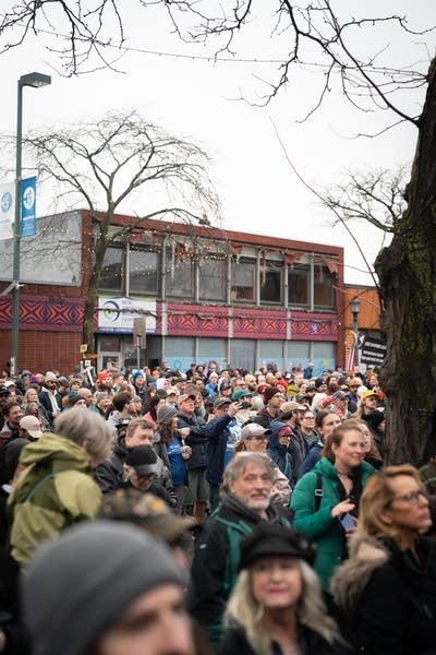 crowd gathered for outdoor concert