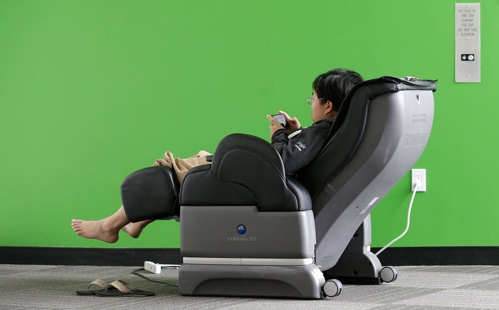 Massage chair at Google