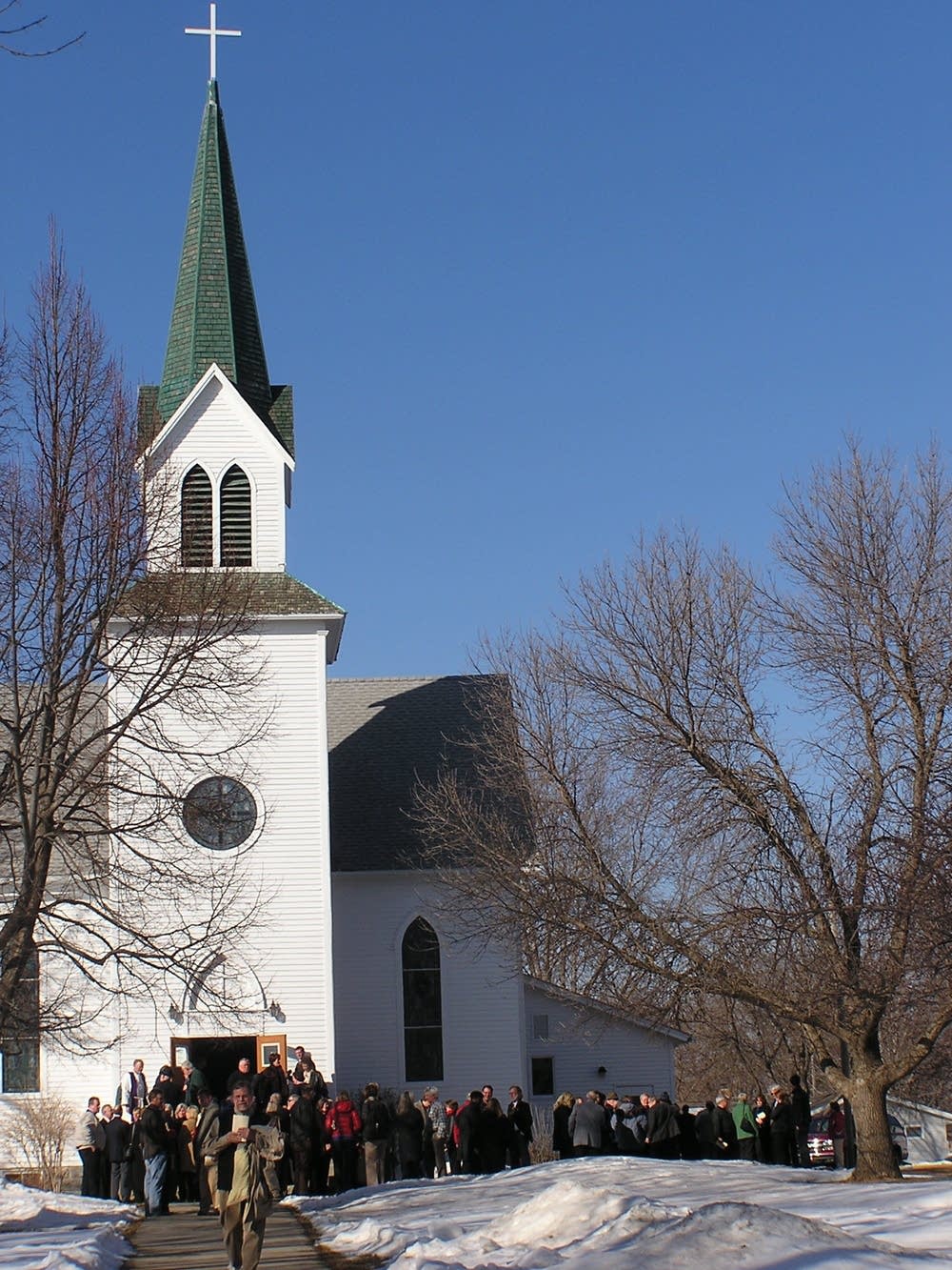 Leaving church
